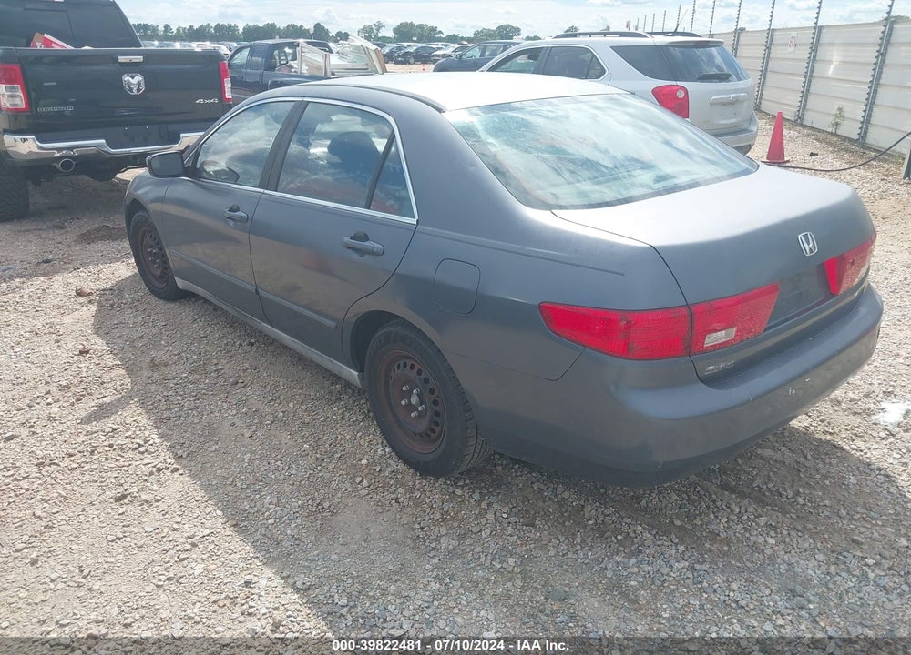 2005 HONDA ACCORD 2.4 LX VIN: 1HGCM56425A136500