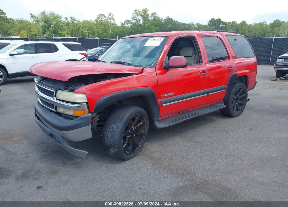 2001 CHEVROLET TAHOE LT VIN: 1GNEC13TX1J140245