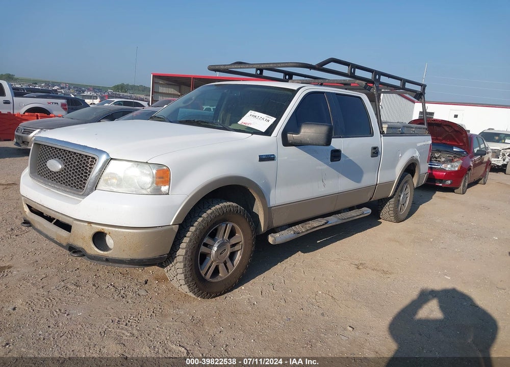 2008 FORD F-150 LARIAT VIN: 1FTPW14V58KC21151