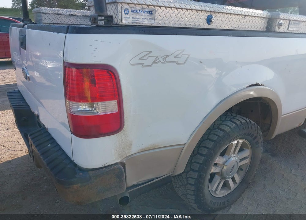 2008 FORD F-150 LARIAT VIN: 1FTPW14V58KC21151