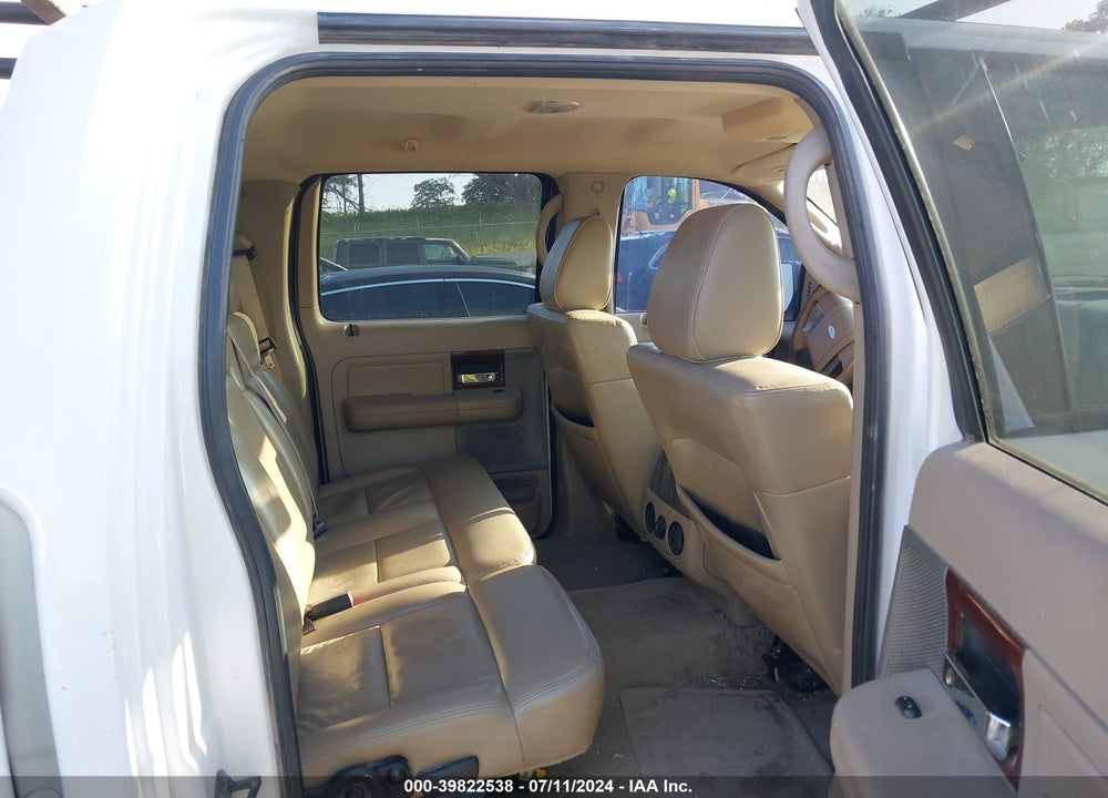 2008 FORD F-150 LARIAT VIN: 1FTPW14V58KC21151