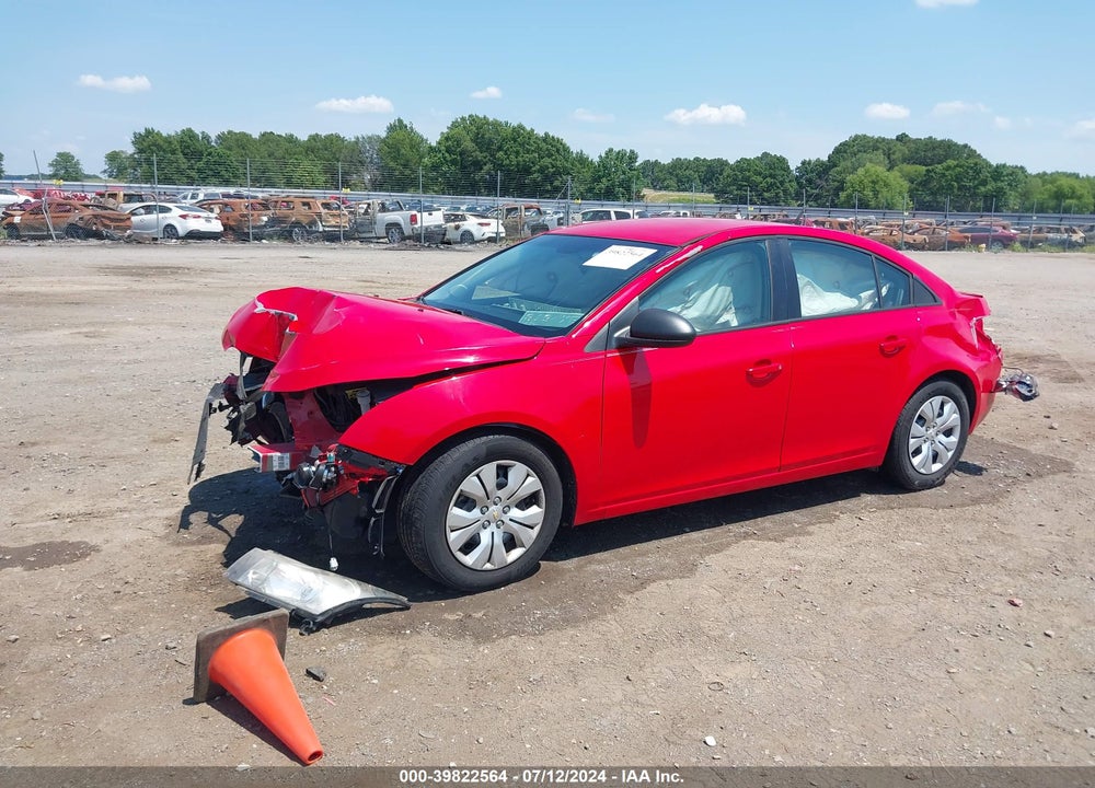 2014 CHEVROLET CRUZE LS AUTO VIN: 1G1PA5SH9E7483149