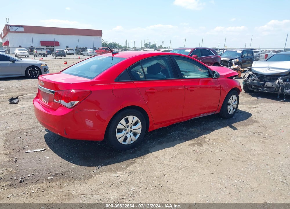 2014 CHEVROLET CRUZE LS AUTO VIN: 1G1PA5SH9E7483149