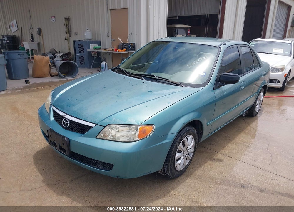 2001 MAZDA PROTEGE DX/LX VIN: JM1BJ222X10420642