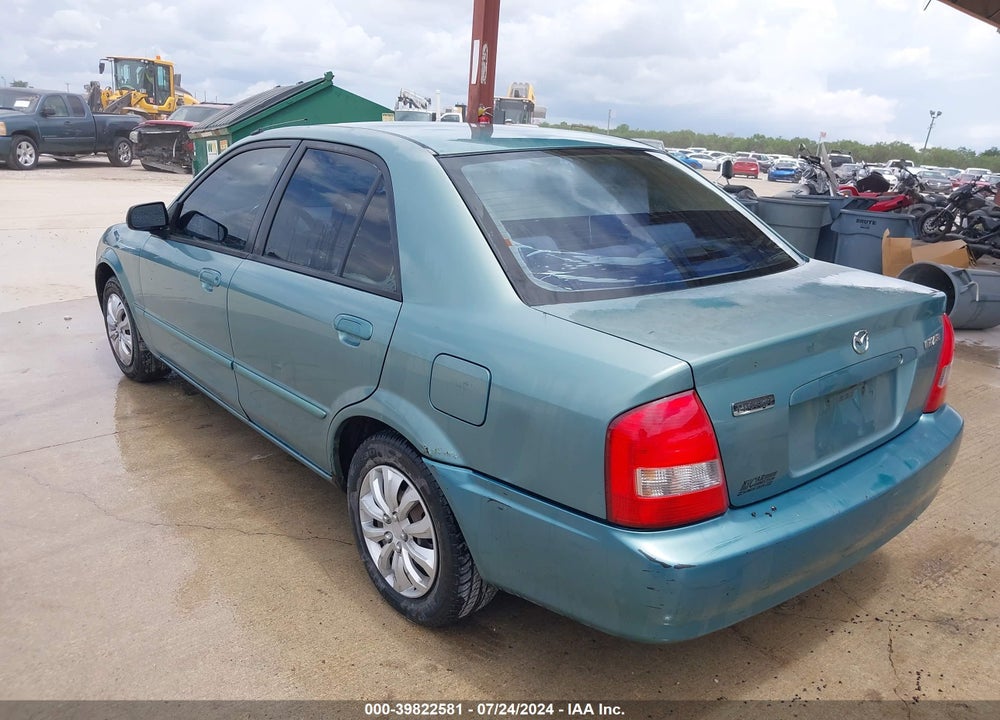 2001 MAZDA PROTEGE DX/LX VIN: JM1BJ222X10420642