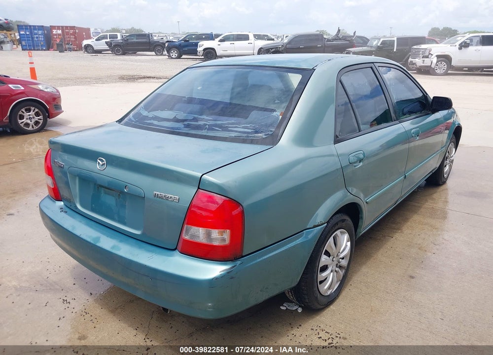 2001 MAZDA PROTEGE DX/LX VIN: JM1BJ222X10420642