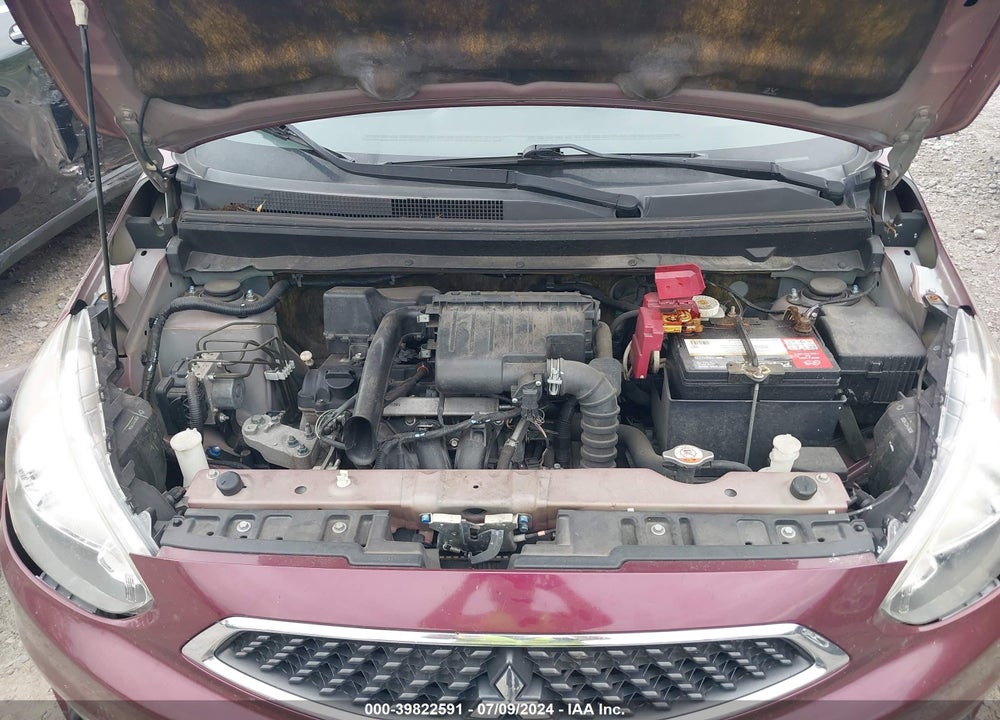 2017 MITSUBISHI MIRAGE ES VIN: ML32A3HJ9HH010059