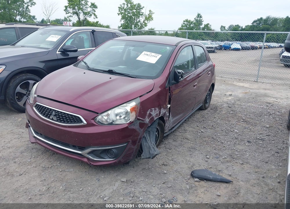 2017 MITSUBISHI MIRAGE ES VIN: ML32A3HJ9HH010059