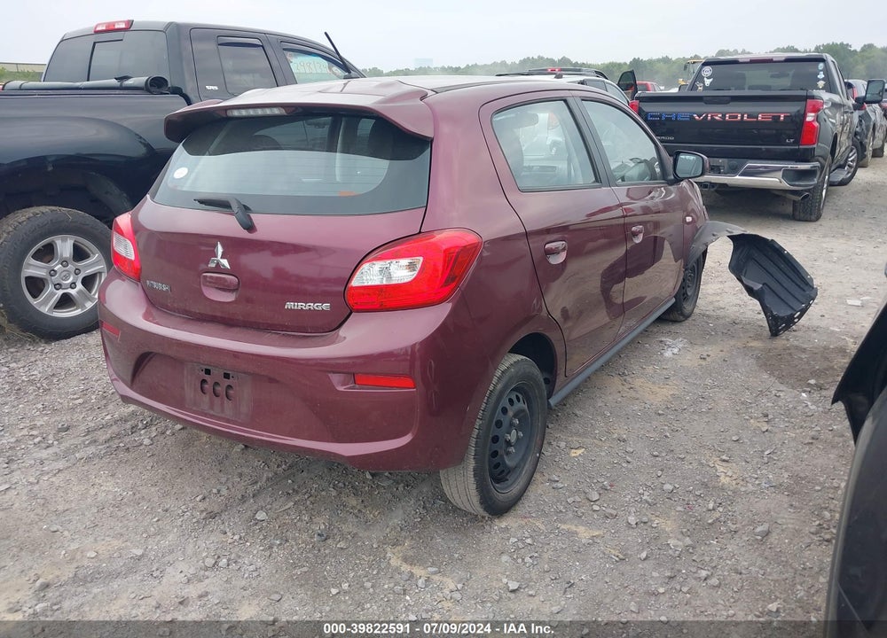 2017 MITSUBISHI MIRAGE ES VIN: ML32A3HJ9HH010059