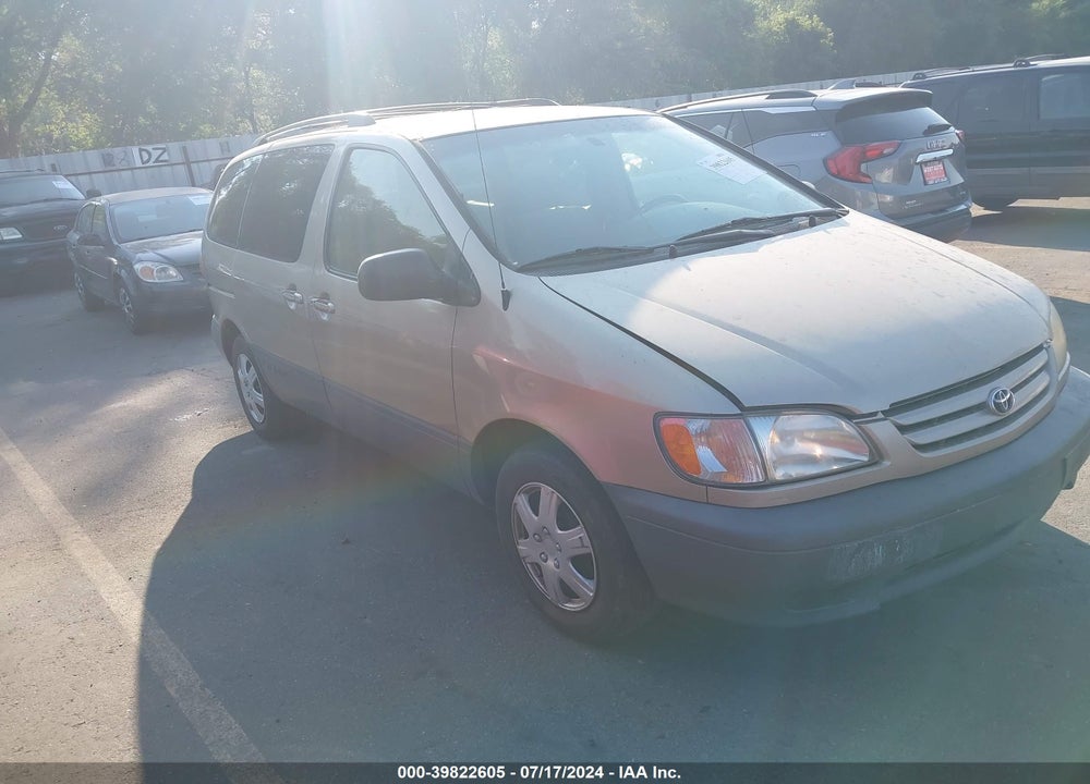 2002 TOYOTA SIENNA CE VIN: 4T3ZF19C72U420801