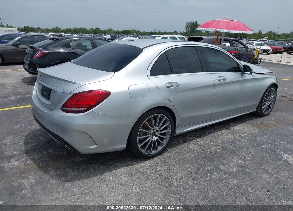 2019 MERCEDES-BENZ C 300 VIN: 55SWF8DB6KU317805