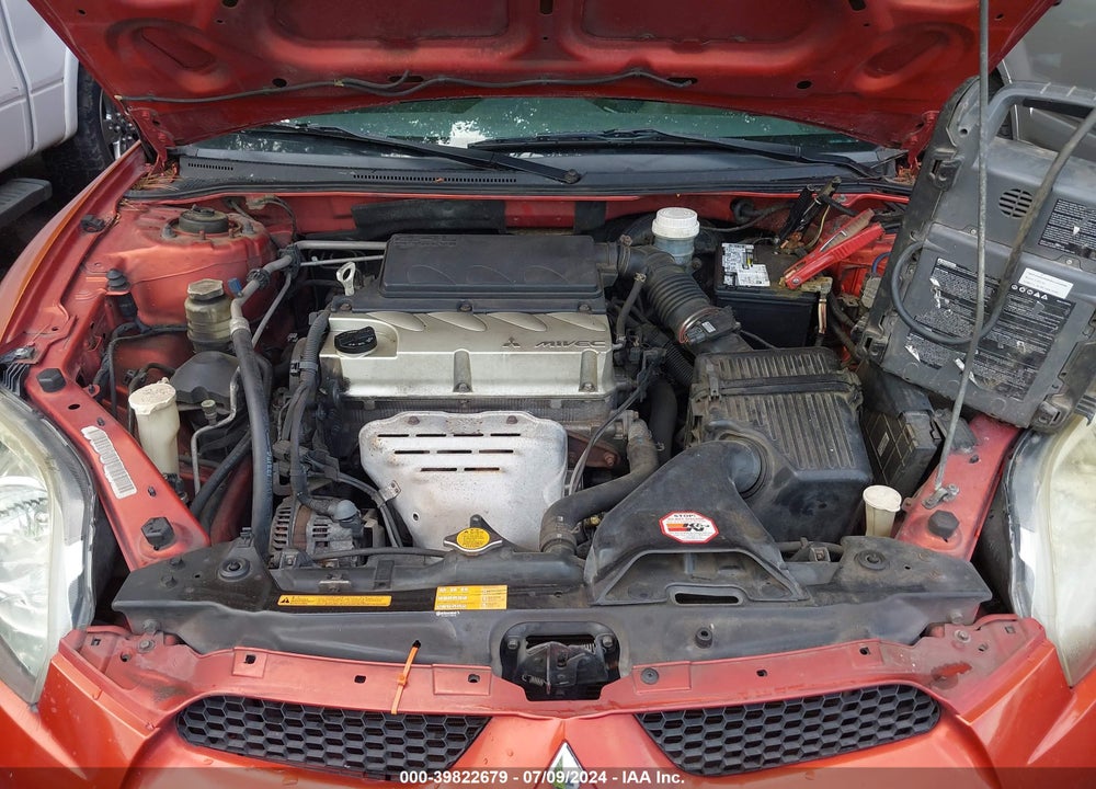 2008 MITSUBISHI ECLIPSE GS VIN: 4A3AK24F28E007567