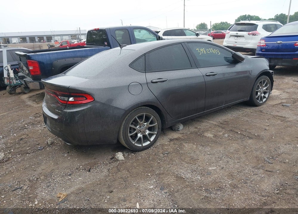 2015 DODGE DART SXT VIN: 1C3CDFBB8FD121190