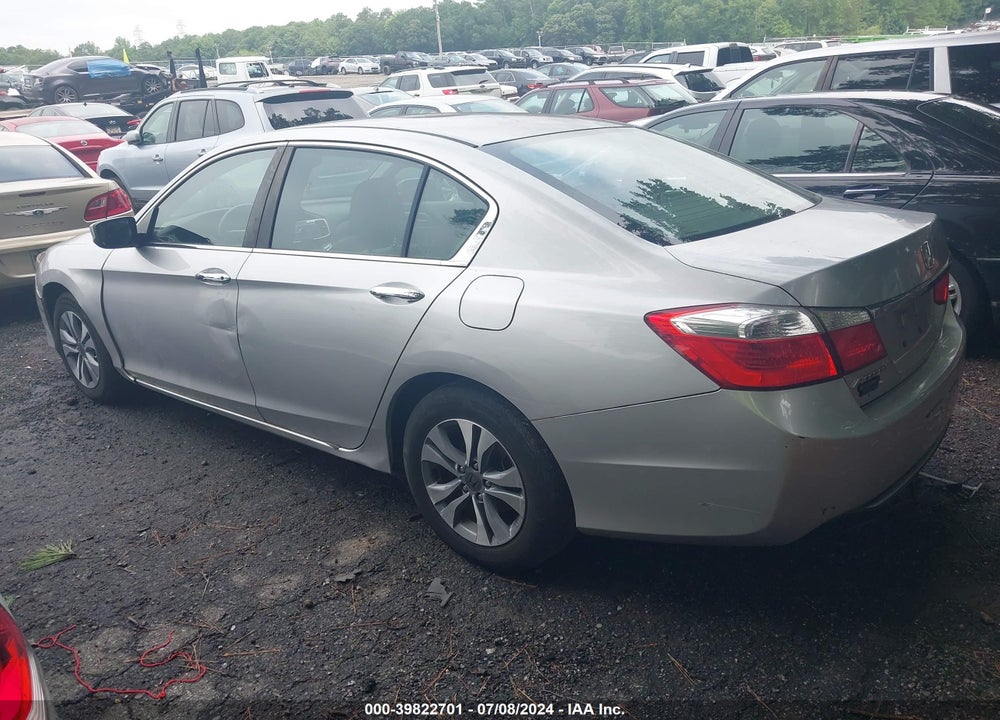 2015 HONDA ACCORD LX VIN: 1HGCR2F39FA155876