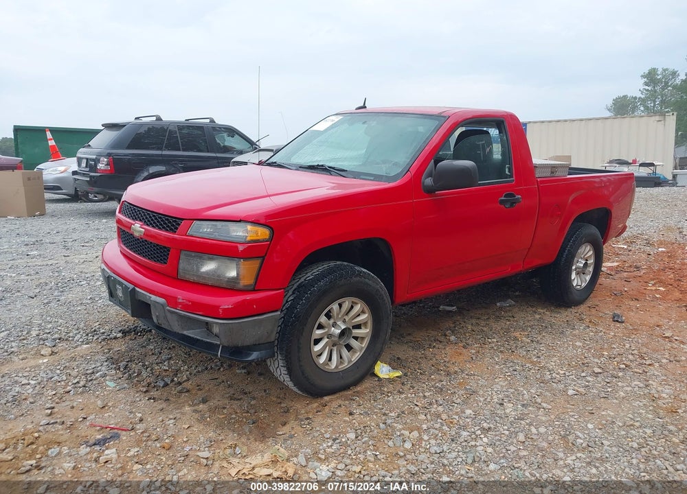 2011 CHEVROLET COLORADO WORK TRUCK VIN: 1GCGTBF97B8118915