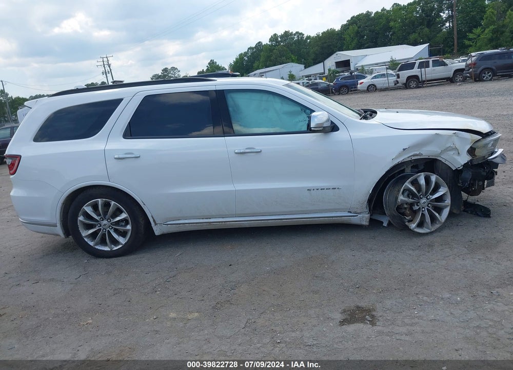 2022 DODGE DURANGO CITADEL AWD VIN: 1C4SDJET9NC219079