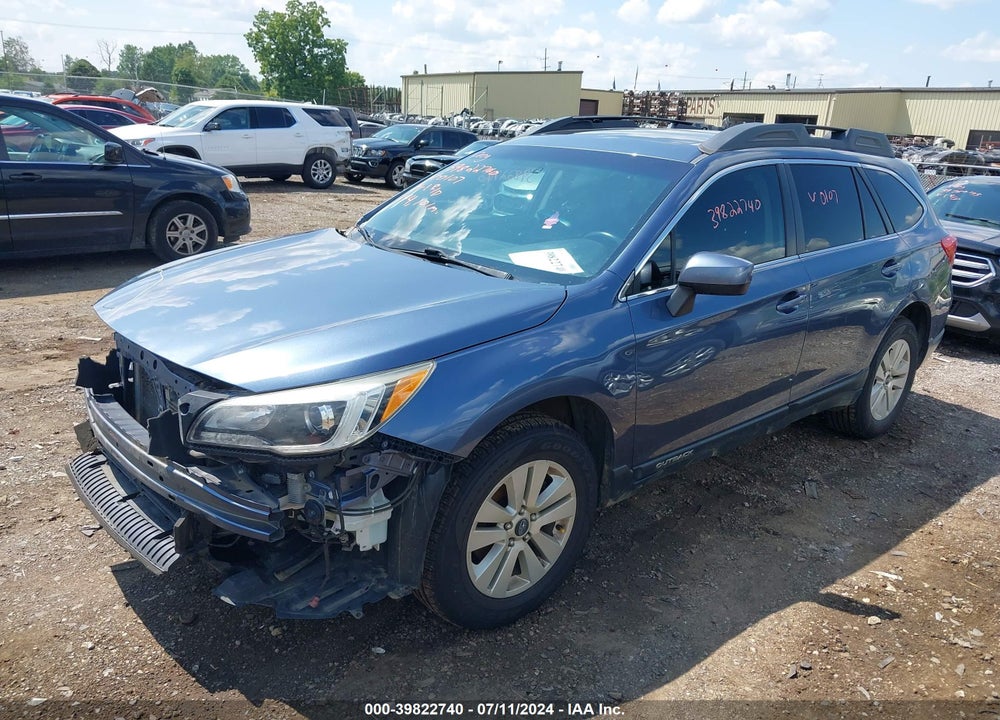 2016 SUBARU OUTBACK 2.5I PREMIUM VIN: 4S4BSBDC2G3280107