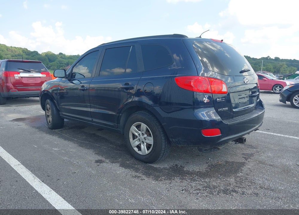 2009 HYUNDAI SANTA FE GLS VIN: 5NMSG13D79H282434