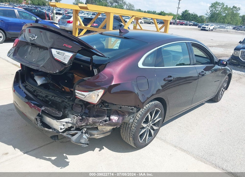 2020 CHEVROLET MALIBU FWD RS VIN: 1G1ZG5ST1LF049676