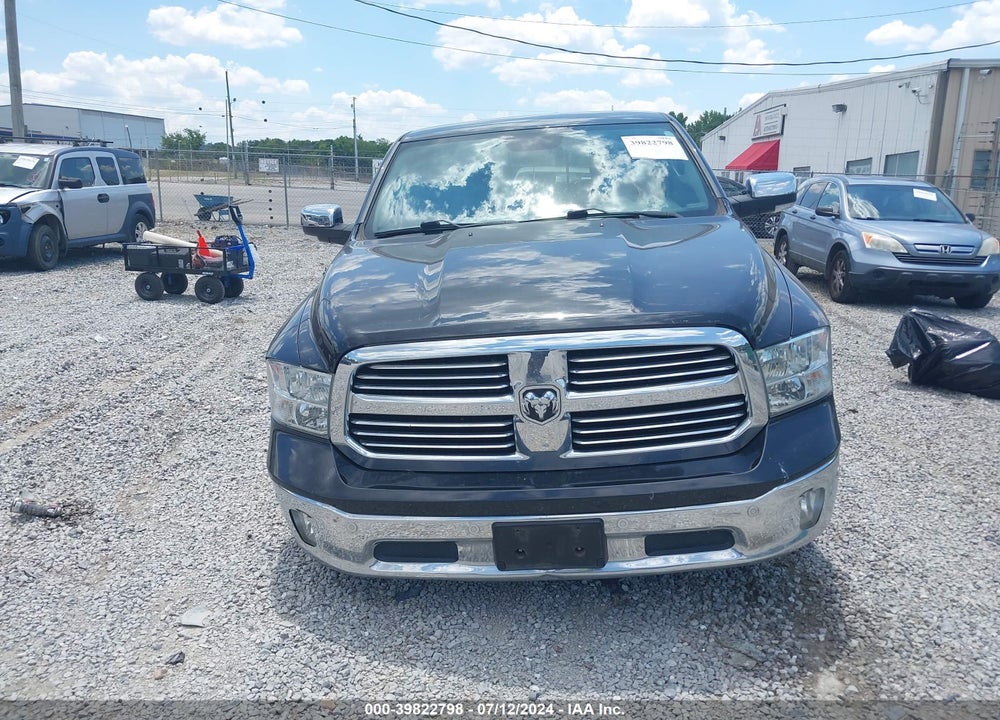 2017 RAM 1500 BIG HORN QUAD CAB 4X2 6'4 BOX VIN: 1C6RR6GT2HS576549