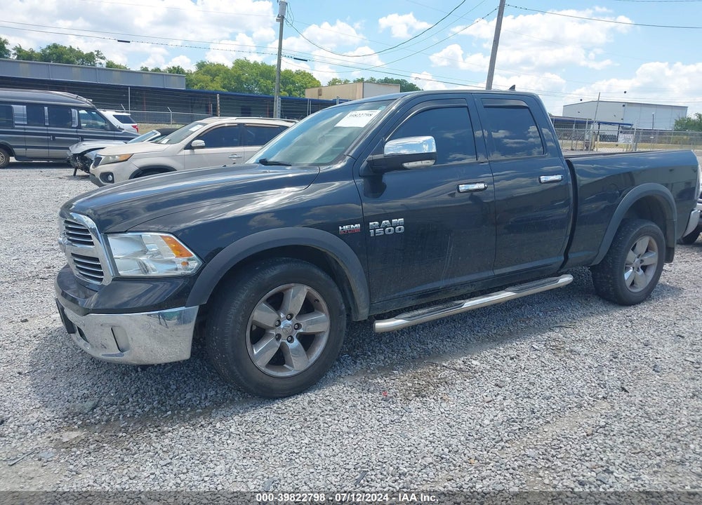 2017 RAM 1500 BIG HORN QUAD CAB 4X2 6'4 BOX VIN: 1C6RR6GT2HS576549
