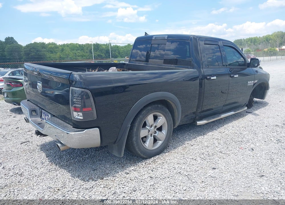 2017 RAM 1500 BIG HORN QUAD CAB 4X2 6'4 BOX VIN: 1C6RR6GT2HS576549