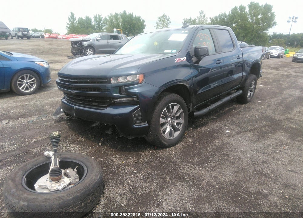2020 CHEVROLET SILVERADO 1500 4WD SHORT BED RST VIN: 1GCUYEED7LZ231870