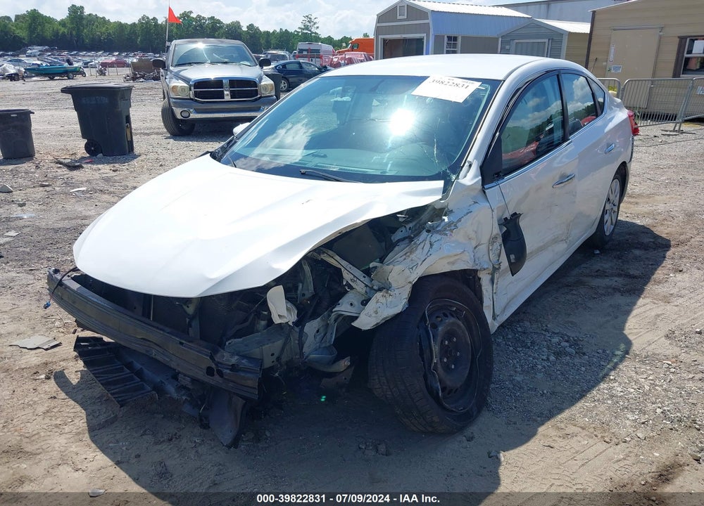 2018 NISSAN SENTRA S VIN: 3N1AB7APXJY201627