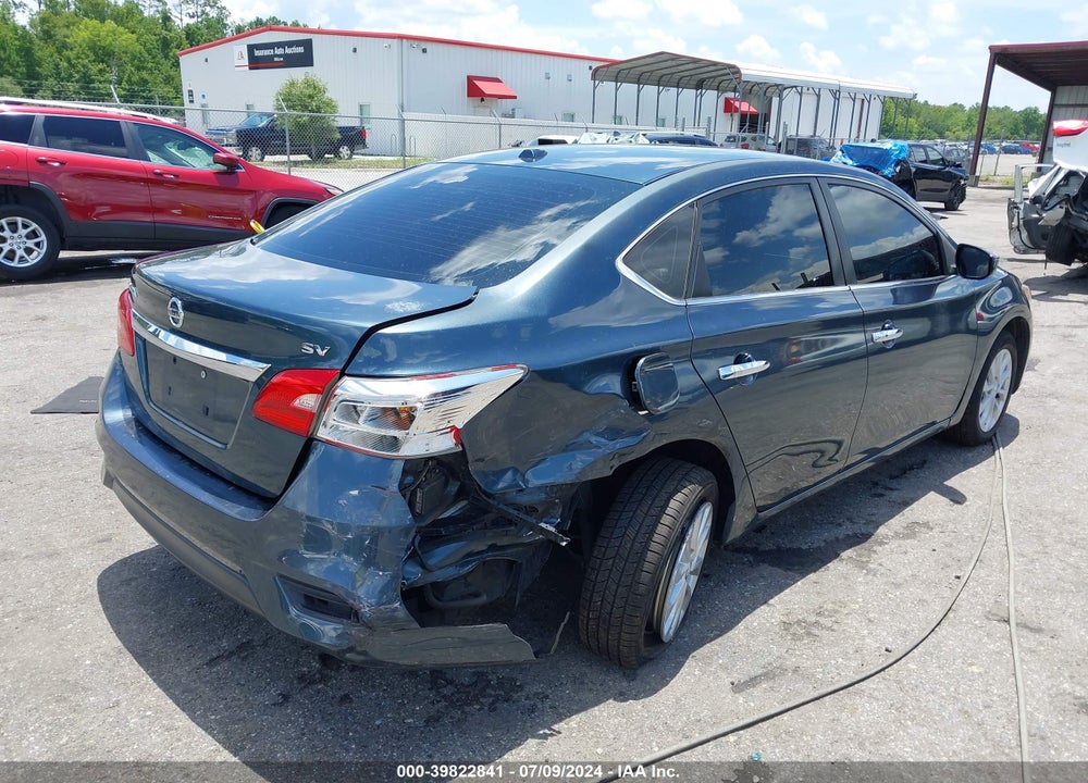 2016 NISSAN SENTRA SV VIN: 3N1AB7AP1GY217501