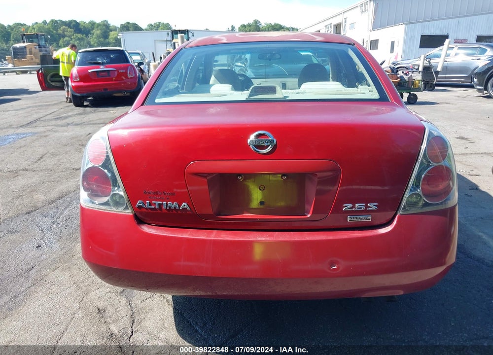 2006 NISSAN ALTIMA 2.5 S VIN: 1N4AL11D46N456944