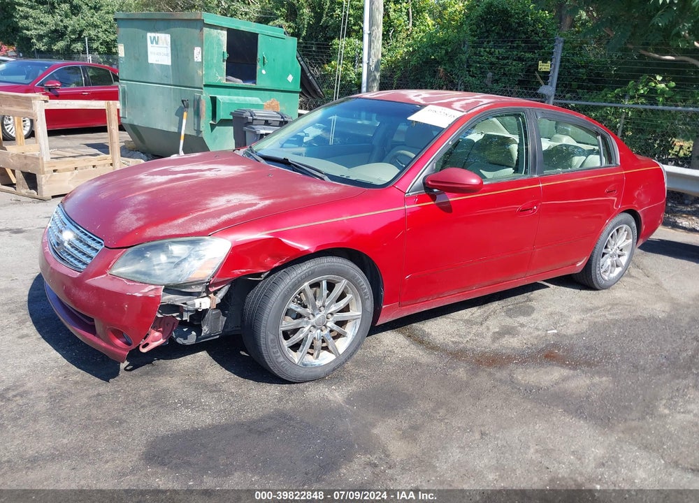 2006 NISSAN ALTIMA 2.5 S VIN: 1N4AL11D46N456944