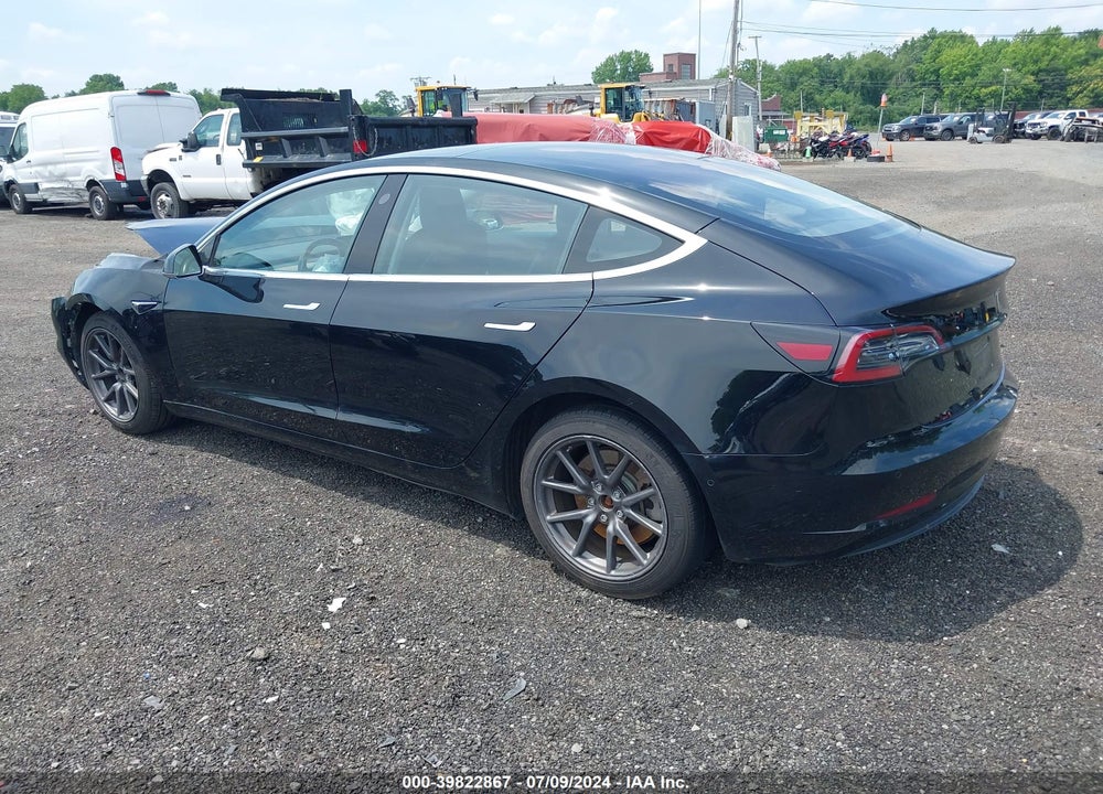 2018 TESLA MODEL 3 LONG RANGE/MID RANGE VIN: 5YJ3E1EA0JF041771