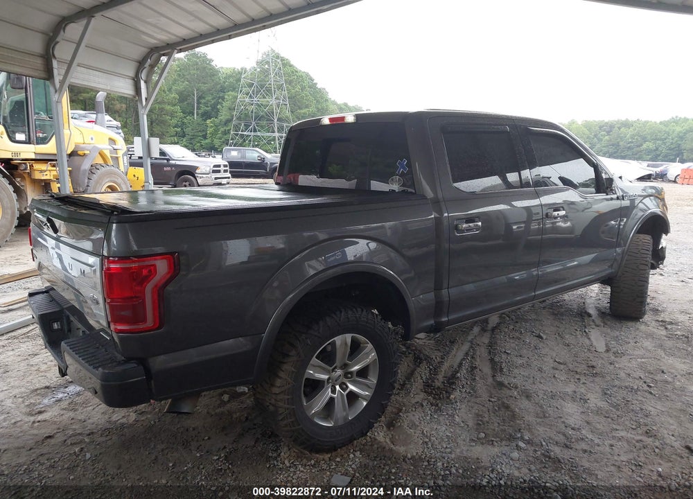2015 FORD F-150 PLATINUM VIN: 1FTEW1EF7FFB30886