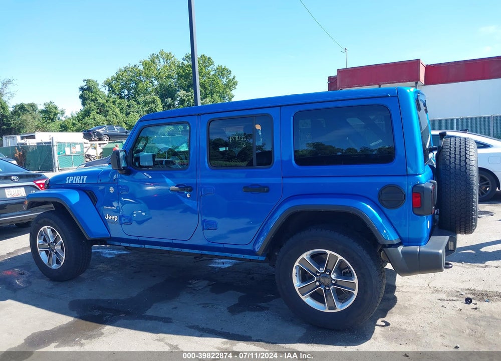2022 JEEP WRANGLER UNLIMITED SAHARA 4X4 VIN: 1C4HJXEG8NW248256