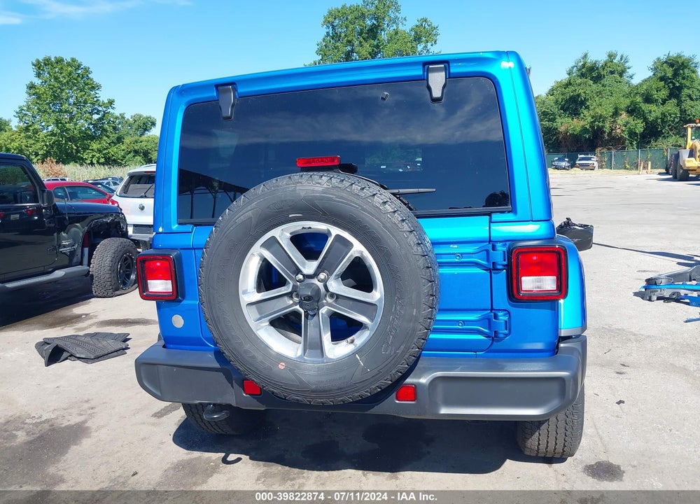 2022 JEEP WRANGLER UNLIMITED SAHARA 4X4 VIN: 1C4HJXEG8NW248256