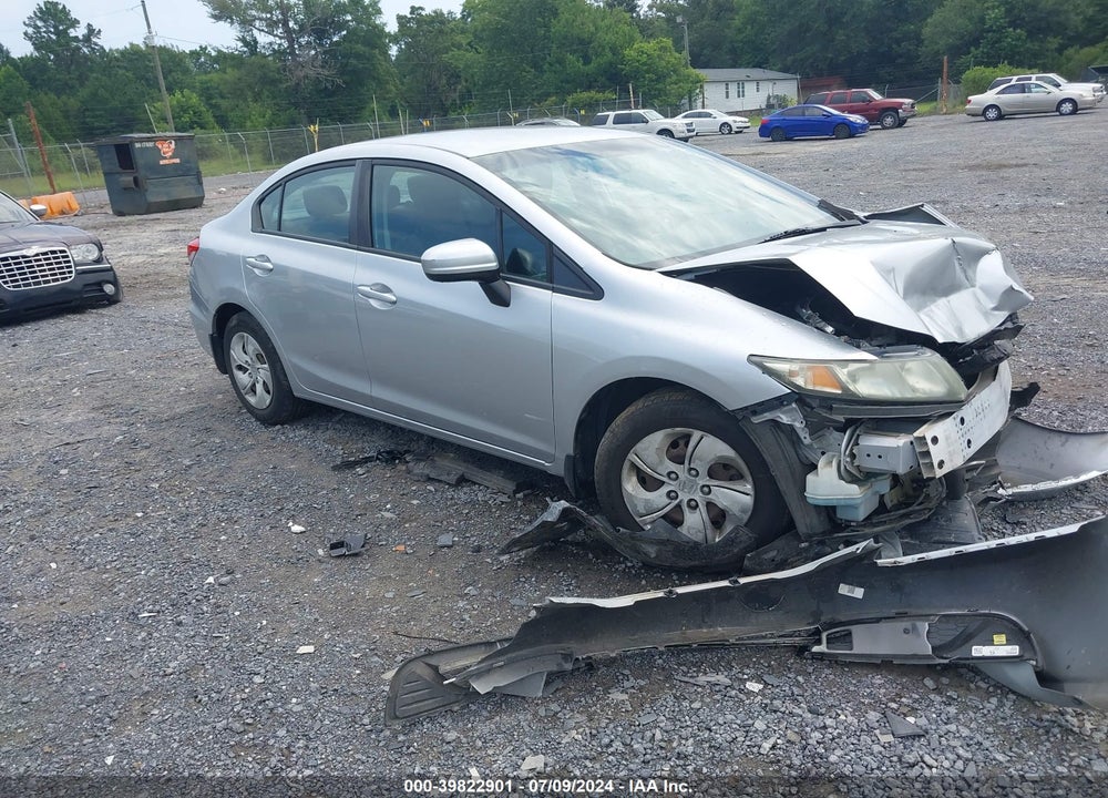 2014 HONDA CIVIC LX VIN: 2HGFB2F59EH527395