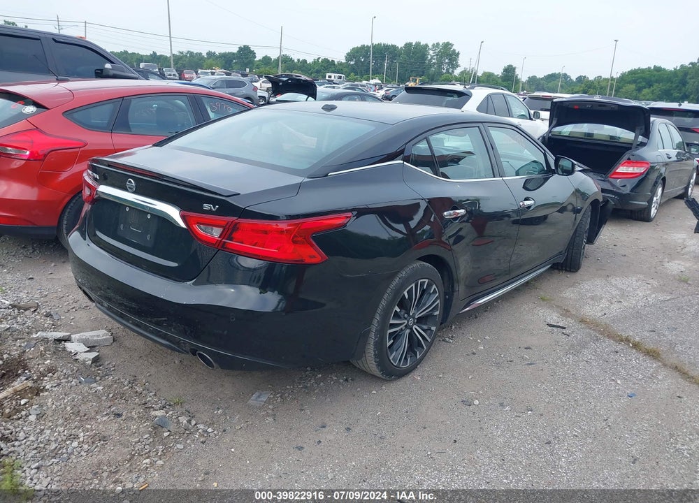 2017 NISSAN MAXIMA 3.5 SV VIN: 1N4AA6APXHC415956