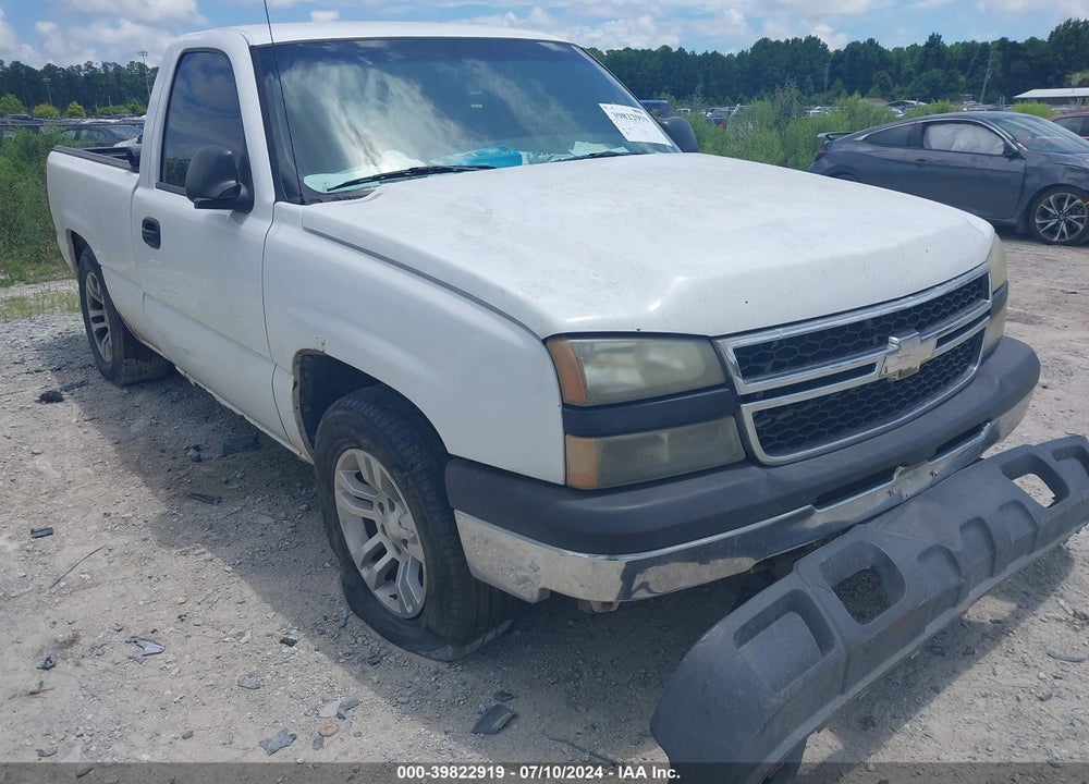 2006 CHEVROLET SILVERADO 1500 WORK TRUCK VIN: 1GCEC14X96Z279849