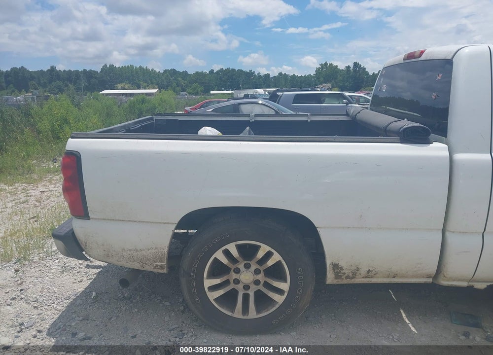 2006 CHEVROLET SILVERADO 1500 WORK TRUCK VIN: 1GCEC14X96Z279849