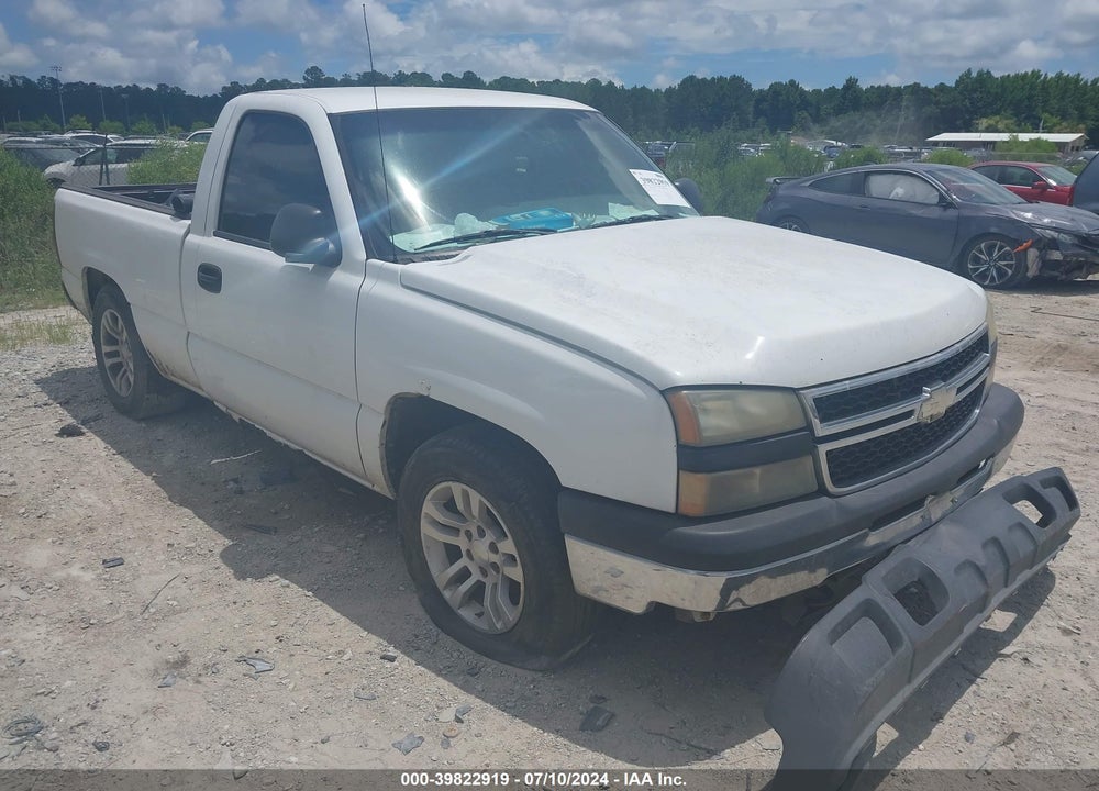 2006 CHEVROLET SILVERADO 1500 WORK TRUCK VIN: 1GCEC14X96Z279849