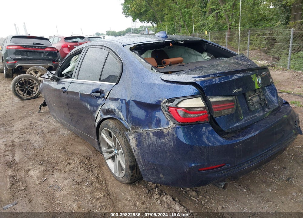 2017 BMW 328D XDRIVE VIN: WBA8F1C32HK898160