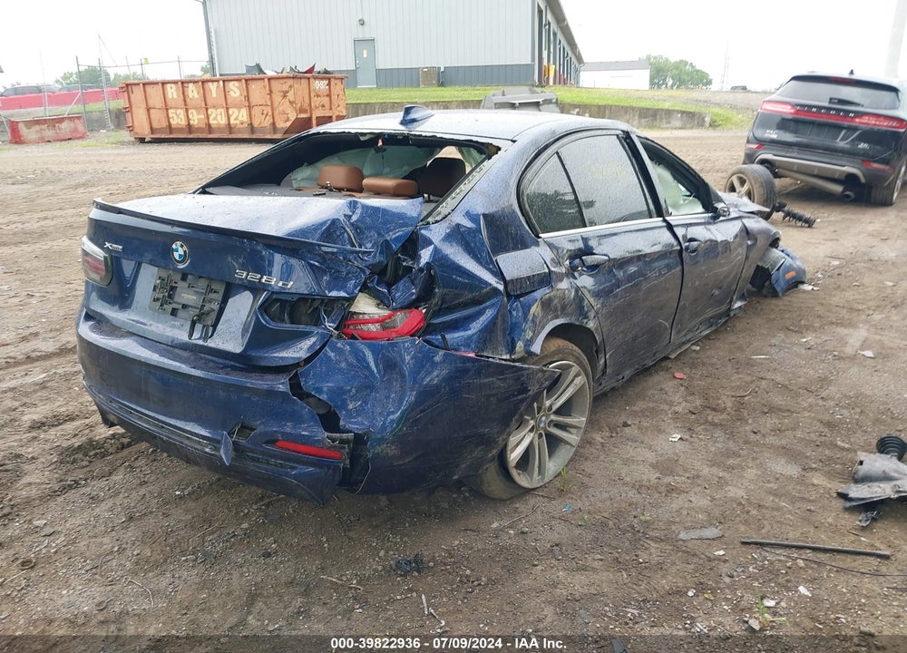 2017 BMW 328D XDRIVE VIN: WBA8F1C32HK898160