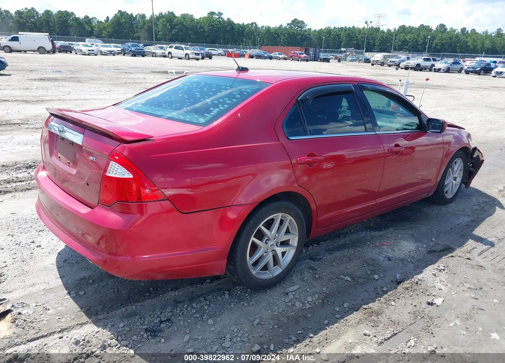 2010 FORD FUSION SEL VIN: 3FAHP0JA8AR317148