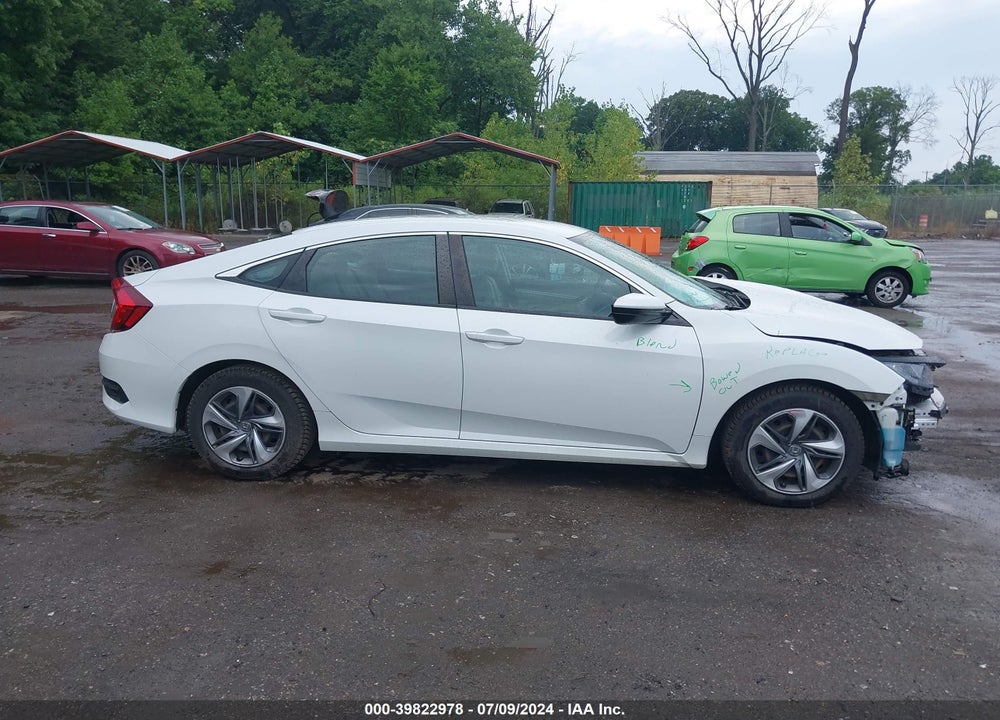 2019 HONDA CIVIC LX VIN: 2HGFC2F65KH547970