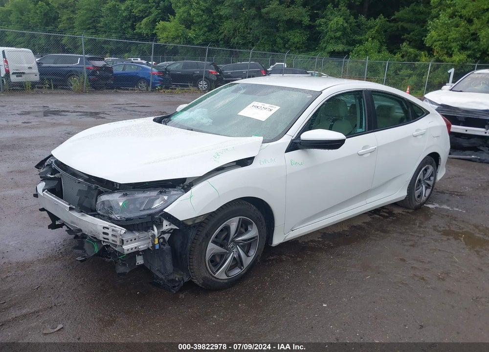 2019 HONDA CIVIC LX VIN: 2HGFC2F65KH547970