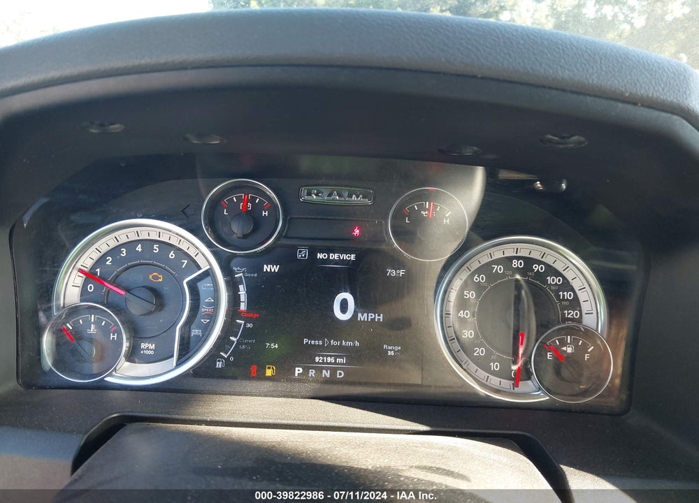 2014 RAM 1500 OUTDOORSMAN VIN: 1C6RR7LG7ES401076
