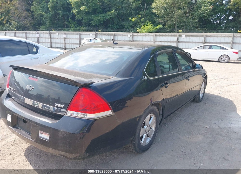 2008 CHEVROLET IMPALA LT VIN: 2G1WT58K289272855