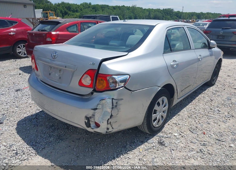2009 TOYOTA COROLLA LE VIN: 1NXBU40E59Z148209