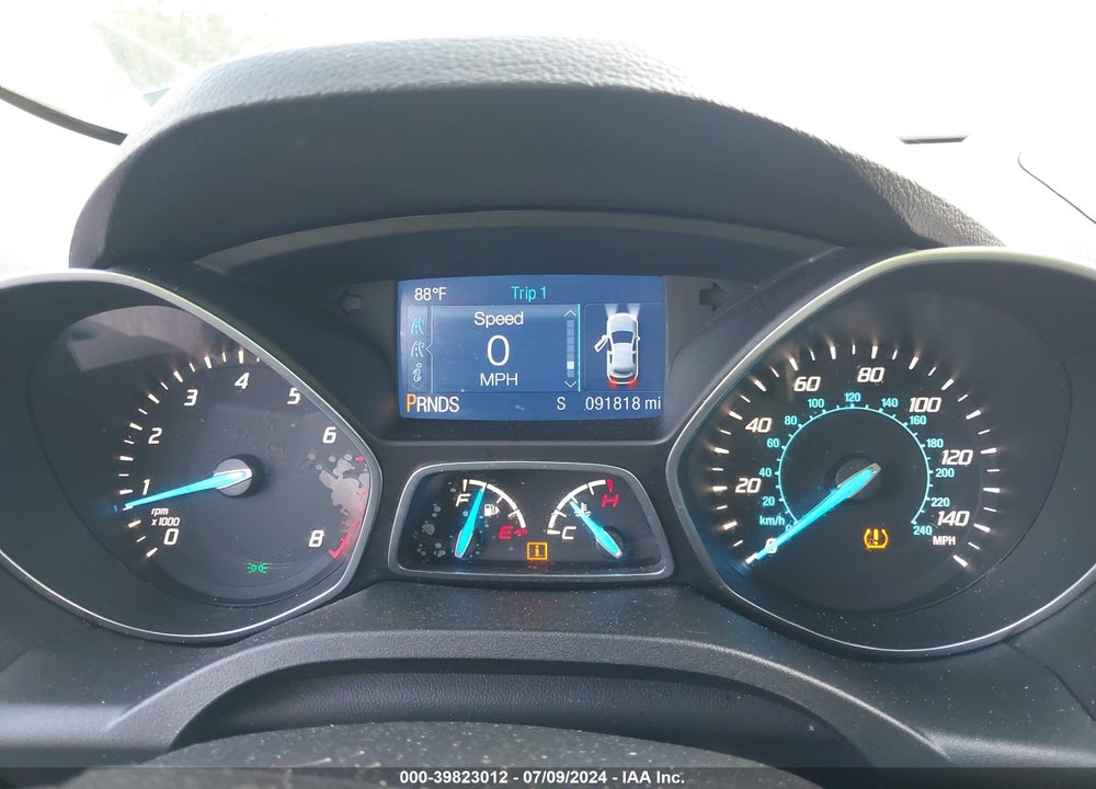 2015 FORD ESCAPE S VIN: 1FMCU0F72FUA87726