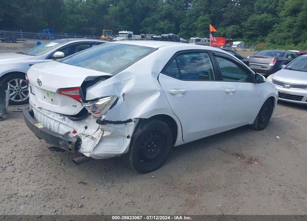 2014 TOYOTA COROLLA LE VIN: 2T1BURHE9EC172171
